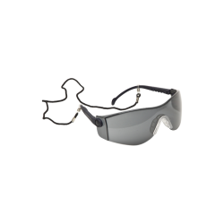 Lightweight Wraparound Safety Spectacles with Safety Cord
