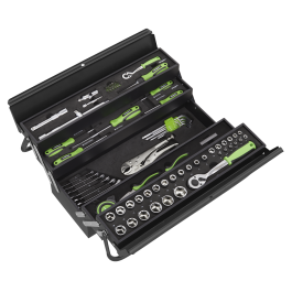 Angel Guide Tool Box Cantilever Toolbox with 86pc Tool Kit